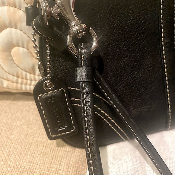 Coach Black Wristlet, Matching Coach Eyeglass Case, & Small Coach Dustbag (EUC) - Picture 6 of 14